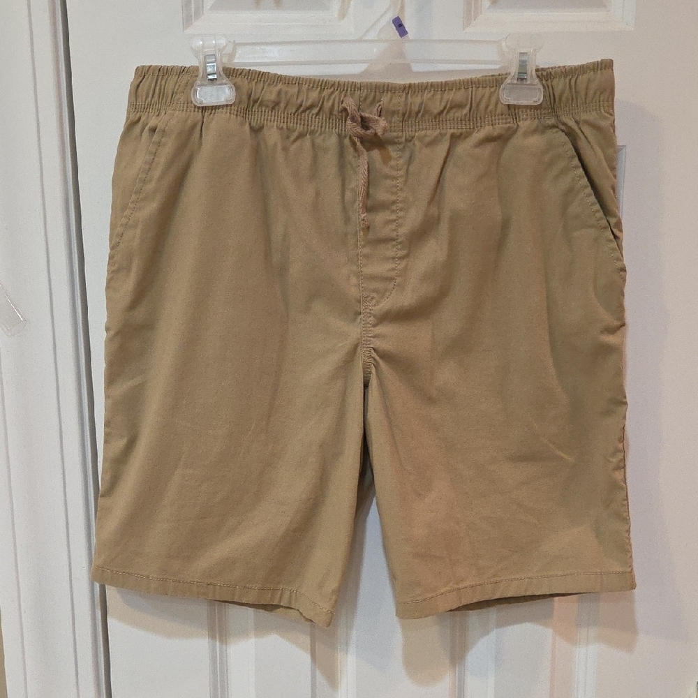 Wonder Nation Tan Flat Front Shorts